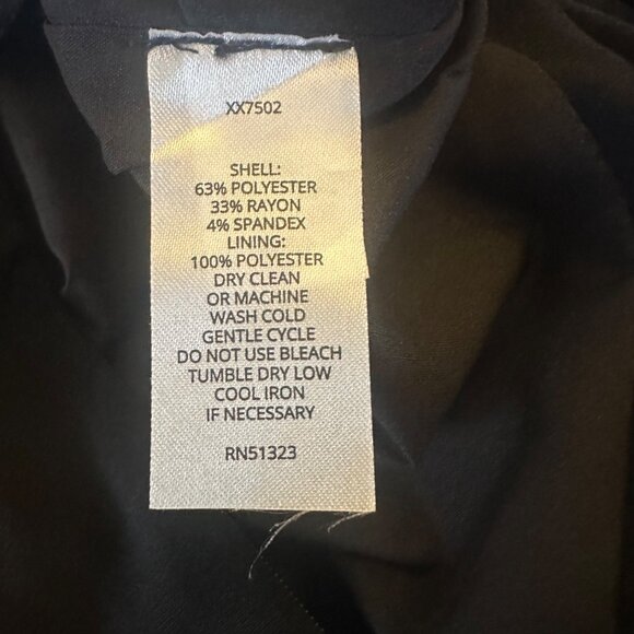 Halogen 2X NWT sold black jumper pull on short sleeve wide leg pants - Picture 7 of 9